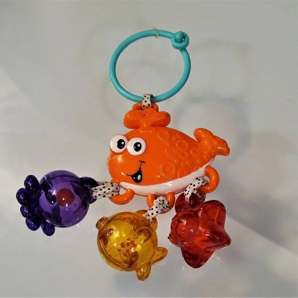 Infantino Whale Link & Jingle Activity Rattle Sea Charms Fish